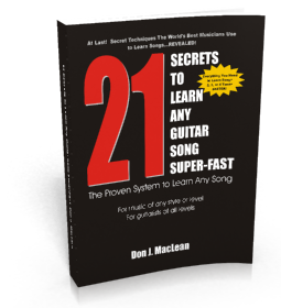 21 Secrets to Learn Any Guitar Song Super-Fast