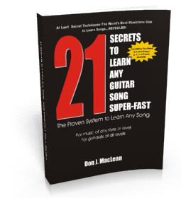 Learn any Song on Guitar Fast! - 21 Secrets to Learn Any Guitar Song Super-Fast